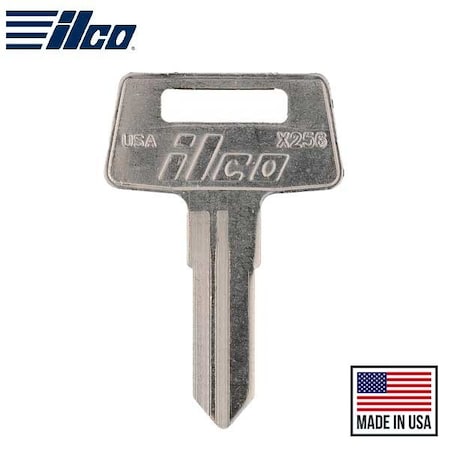 Ilco X256 Key Blank for Kawasaki ATV, Nickle Plated Brass ILCO-X256